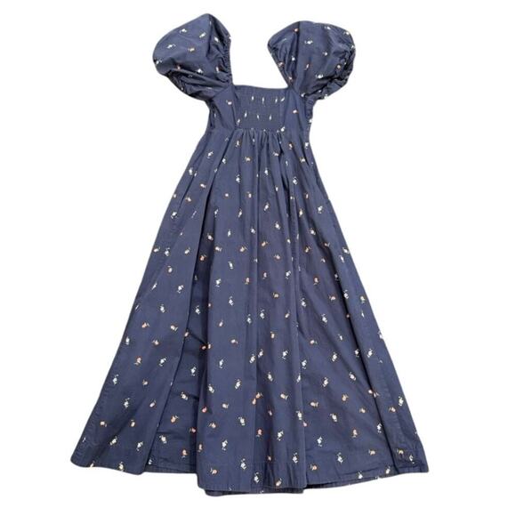 Hill House Home Matilda Dress in Navy Floral, Size XXS​ - Picture 7 of 7